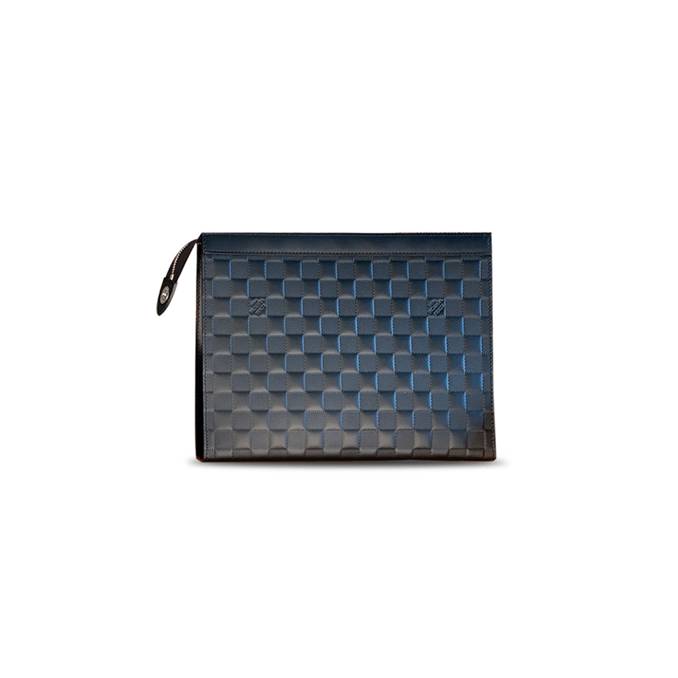 l0*is V*t0n discovery pochette damier infini black in calfskin leather n41696 (27*21*3cm)